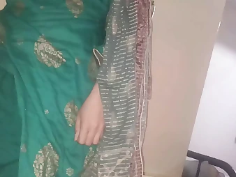 Indian Bhabhi moans in delight as she gets her taut vagina pounded in various