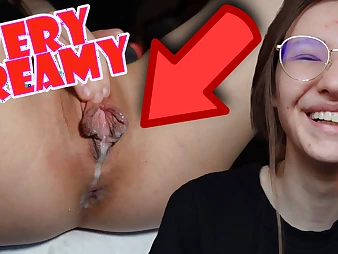 Extreme Mature Vagina: 18yo Lean Teenage Frigs Herself to Splatter!