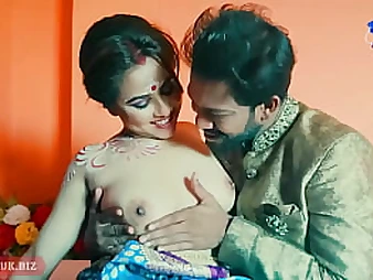 Suar and Neat's Indian honeymoon ends in warm cunt play and hard-core fuck-fest