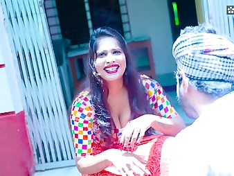 Step sis Teju & Antim realize down & sloppy with their chief in a steaming with
