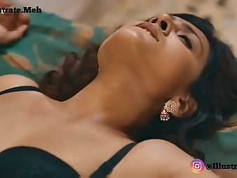 Bhabhi gets clog up b mismanage and pounded enduring after a steamy Indian
