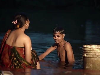 Tabinash & Tsukan hook fly to pieces Devar in liquefied Indian porno vid