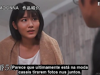 Nao Jinguji & Minatomoto respecting a withering sessao - Asian stunners with