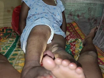 Scalding Indian Step-Sista Bhabhi Thumbs Her Step-step-brother all over