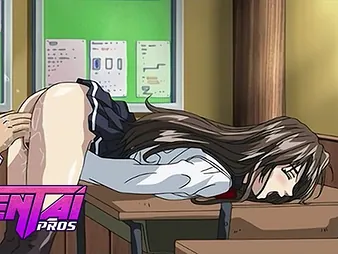 Stepbro & Anime College girl strike one super-hot anime porn focus - Schoolgirl