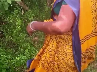 Desi wife Saanthi2 gets her sexy Indian pussy pounded by village guy