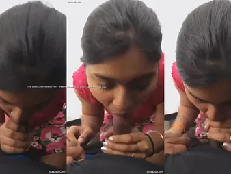 Indian Girlfriend Deepthroats Paramour in Hardcore MMS Peel